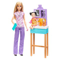 Barbie Pediatrician Doll And Doctor Playset With Accessories, Purple Scrubs, Barbie Toys