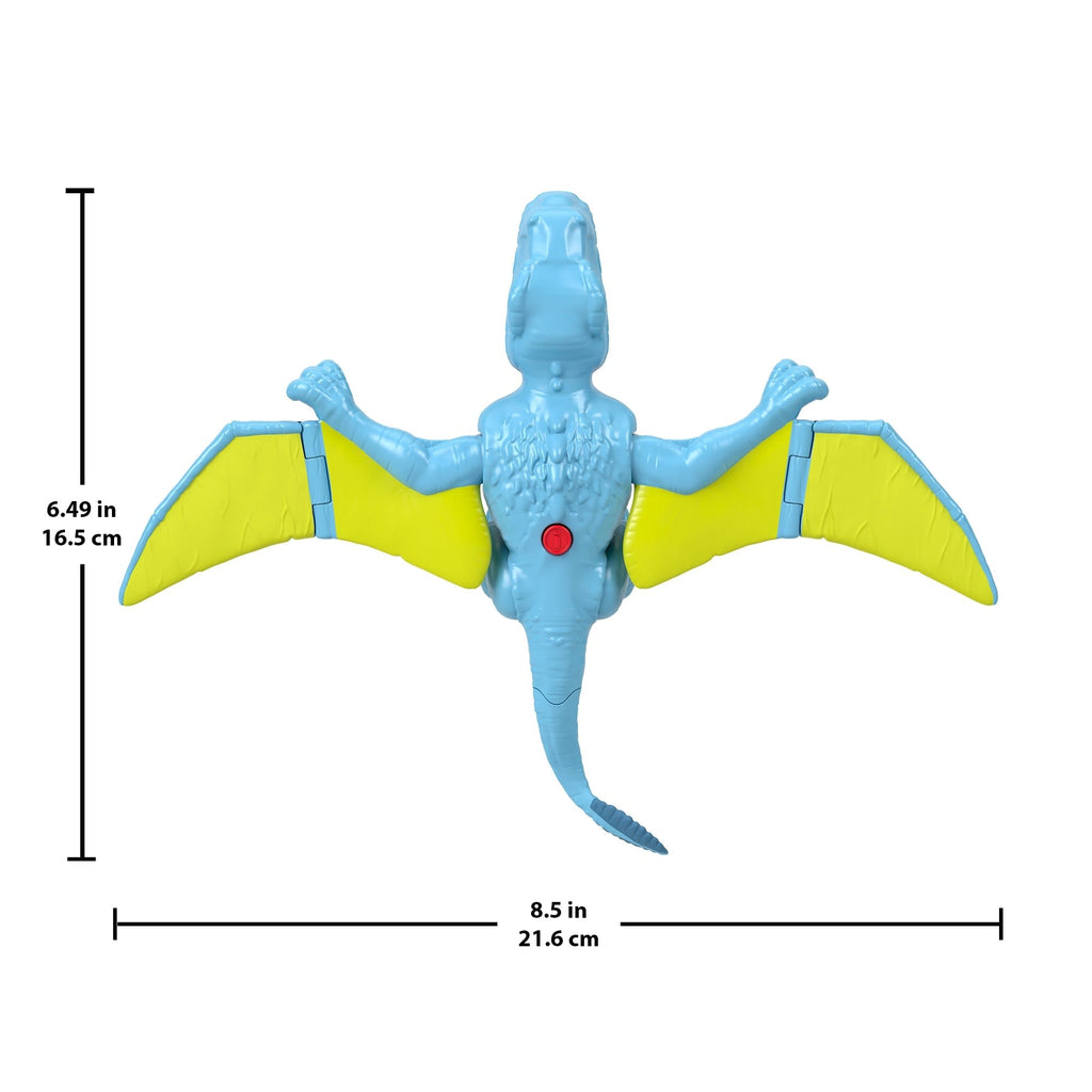 Fisher-Price Imaginext Jurassic World Rebirth Dimorphodon Dinosaur Action Figure With Wing Motion