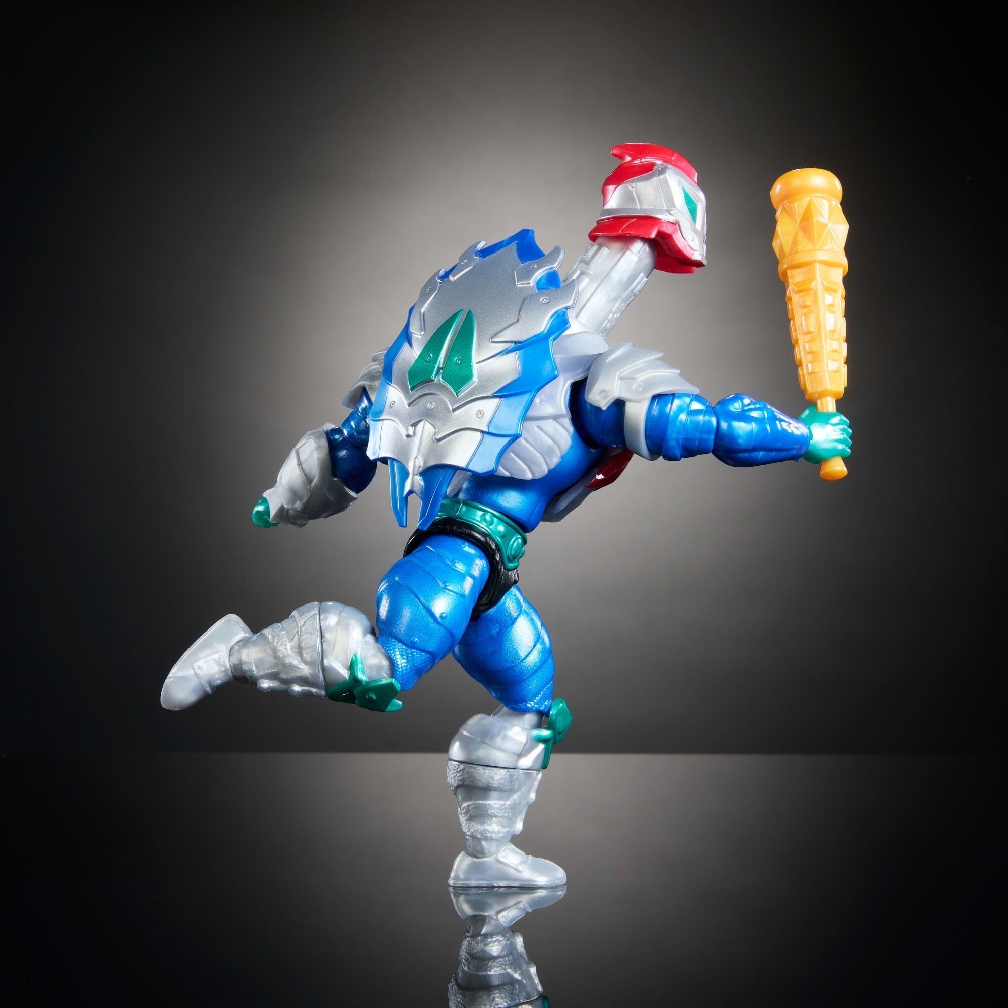 Masters of the Universe Tartarugas of Grayskull Figura de Ação Mekaneck de 5.5 polegadas