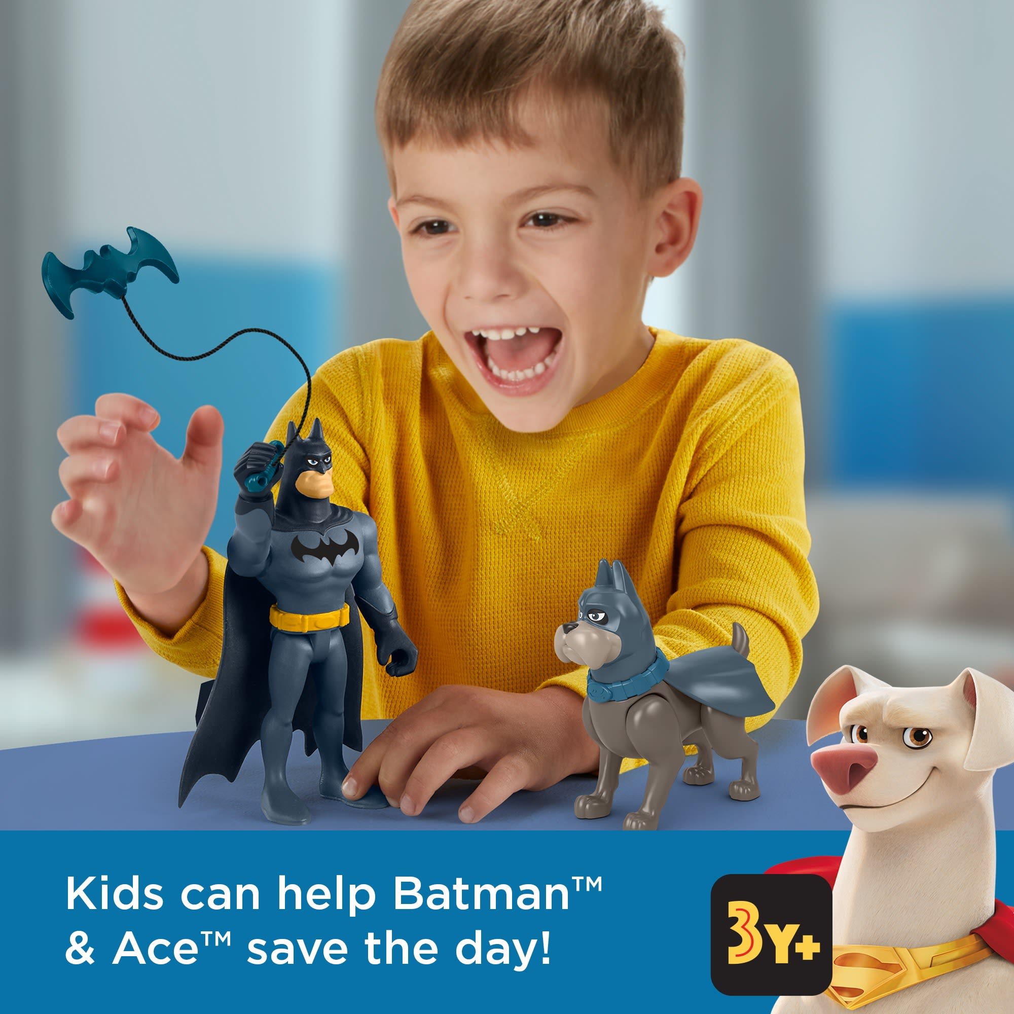 Fisher-Price DC League Of Super-Pets Batman & Ace