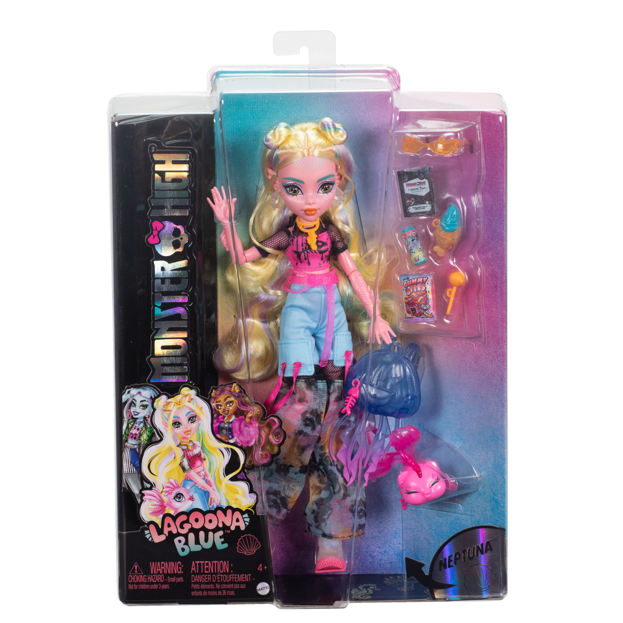 Monster High Lagoona Blue Fashion Doll With Pet Neptuna And Accessories