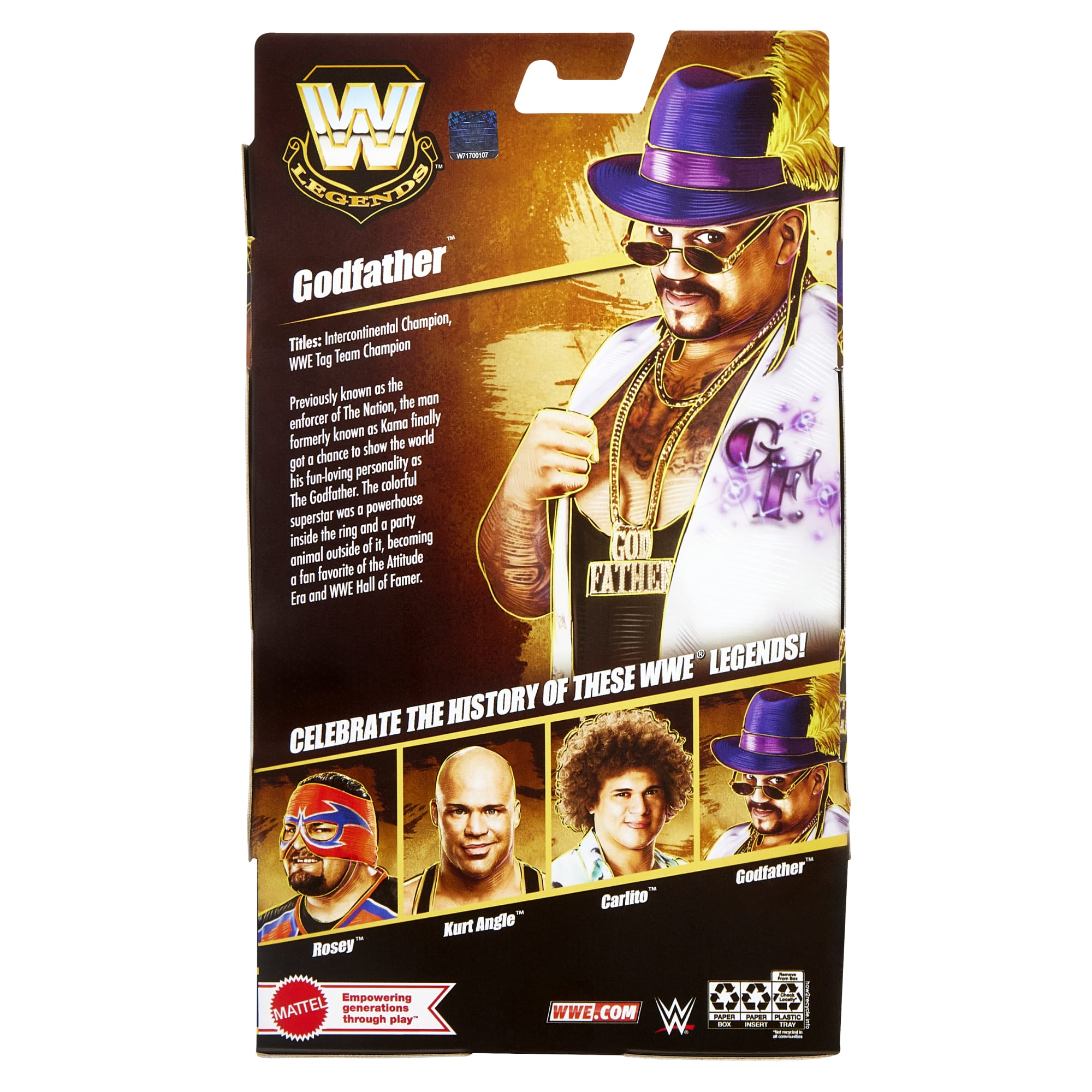Wwe  Collection Elite  Legends  Série26  Figurine  Godfather