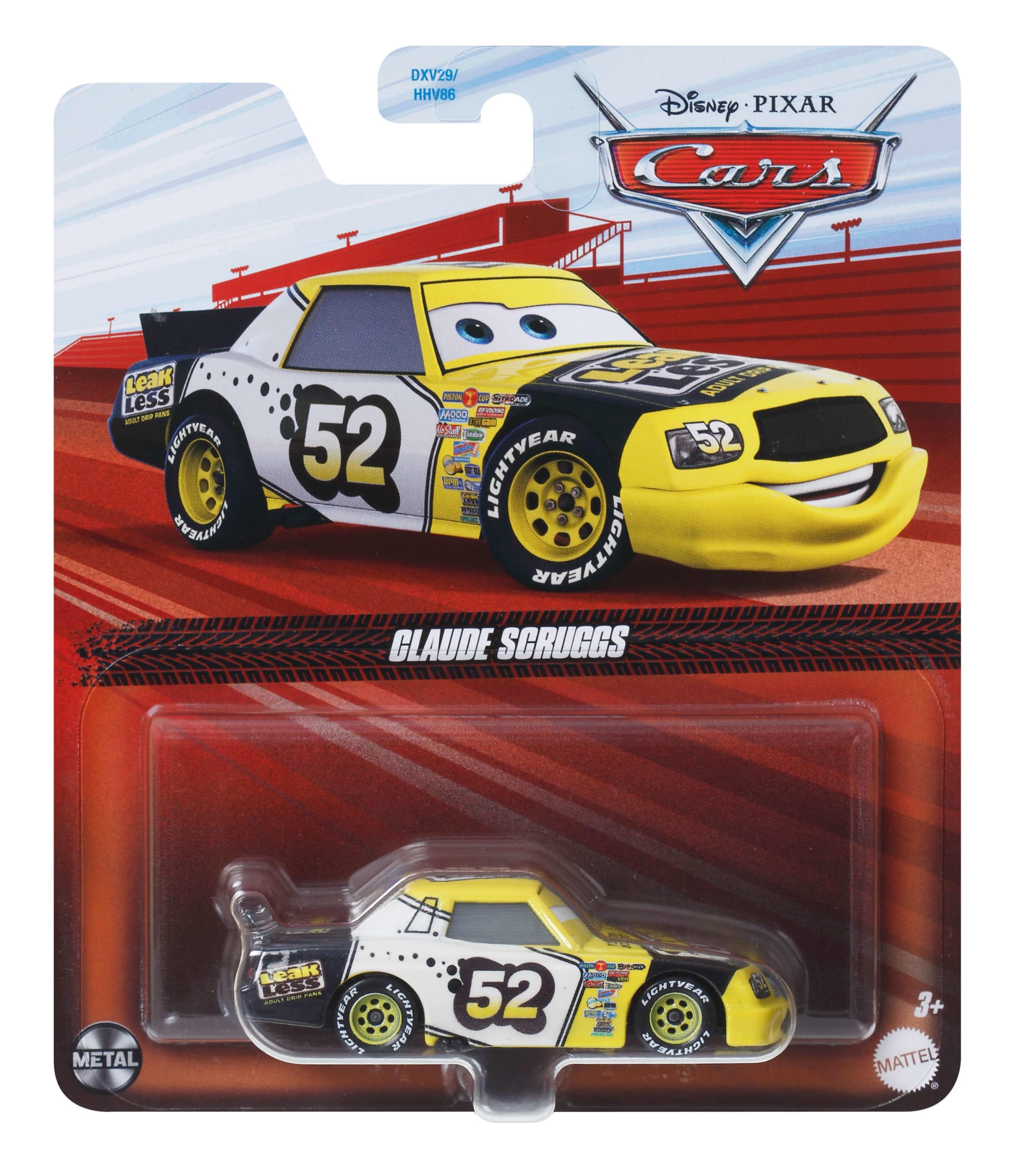 Cars de Disney y Pixar Diecast Vehículo de Juguete Leak Less 52