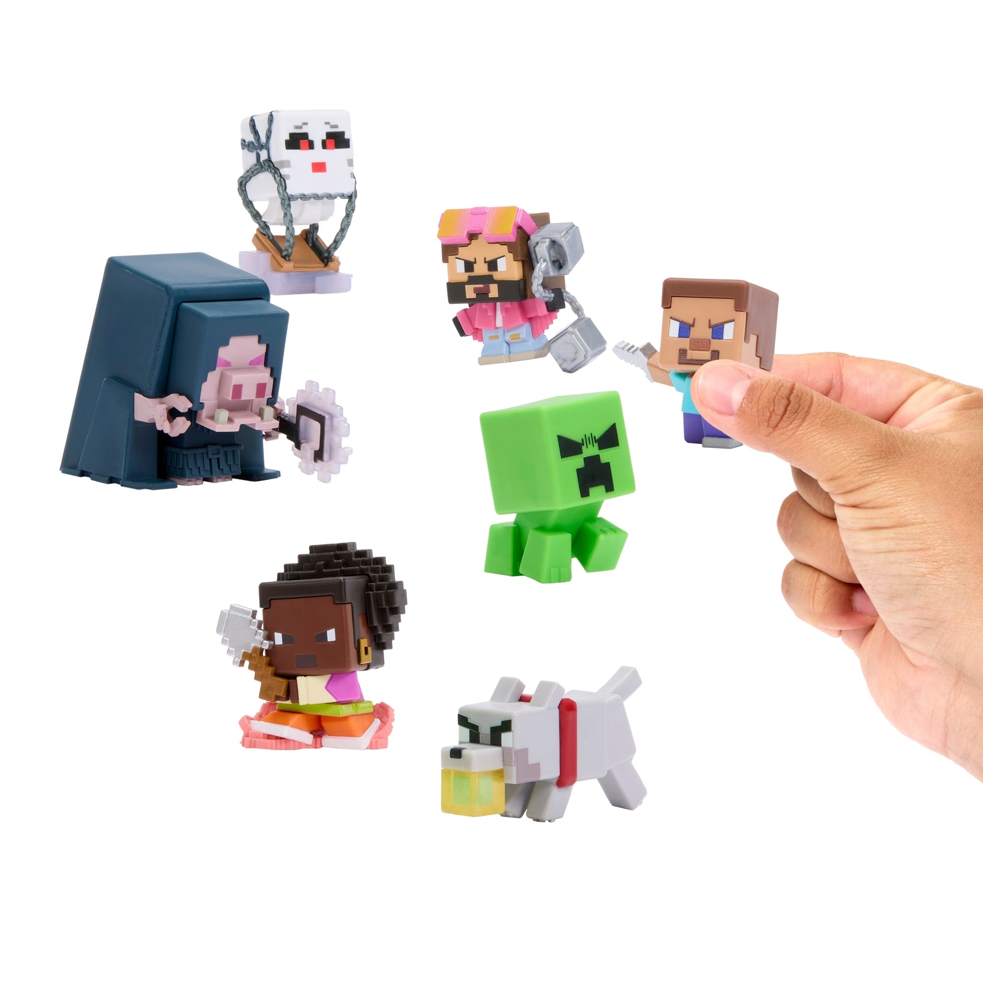 Minecraft –Mode Mini – Coffret Figurines –Coffret Combat Monde Normal