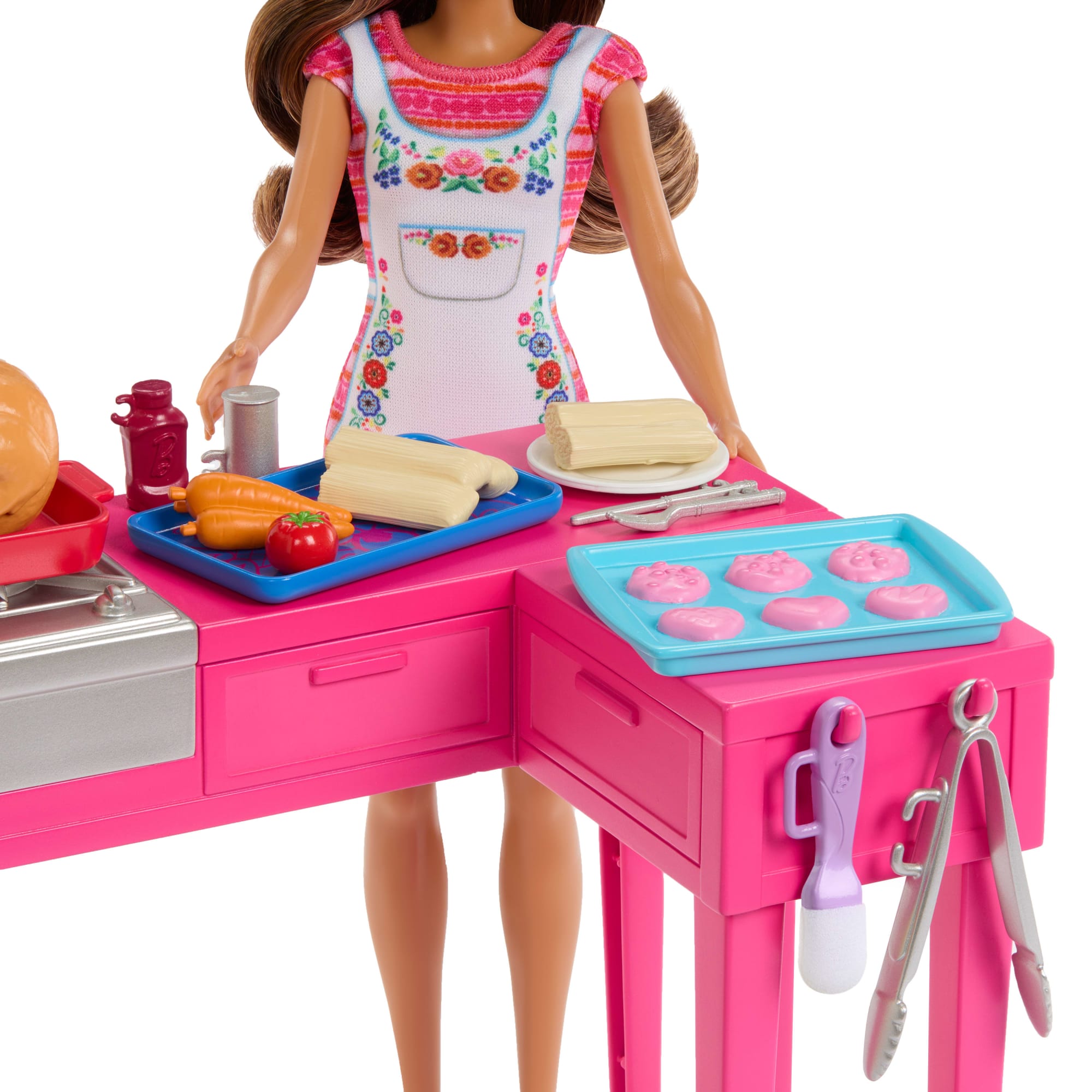 Barbie Receta de la amistad de Teresa Set de Juego Crea y Cocina con Teresa
