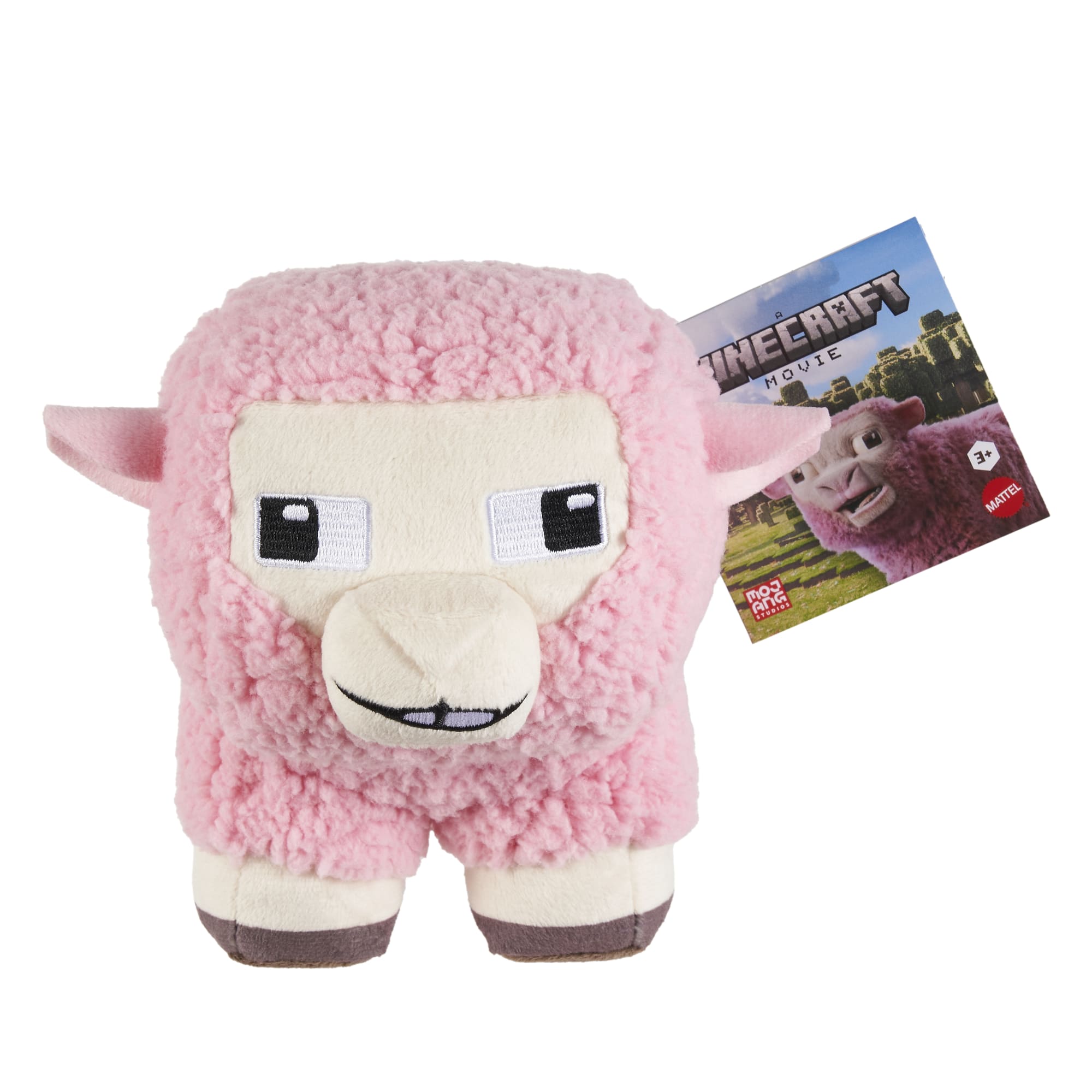 Minecraft-Peluche Mouton Rose-Taille de 20 Cm à Collectionner