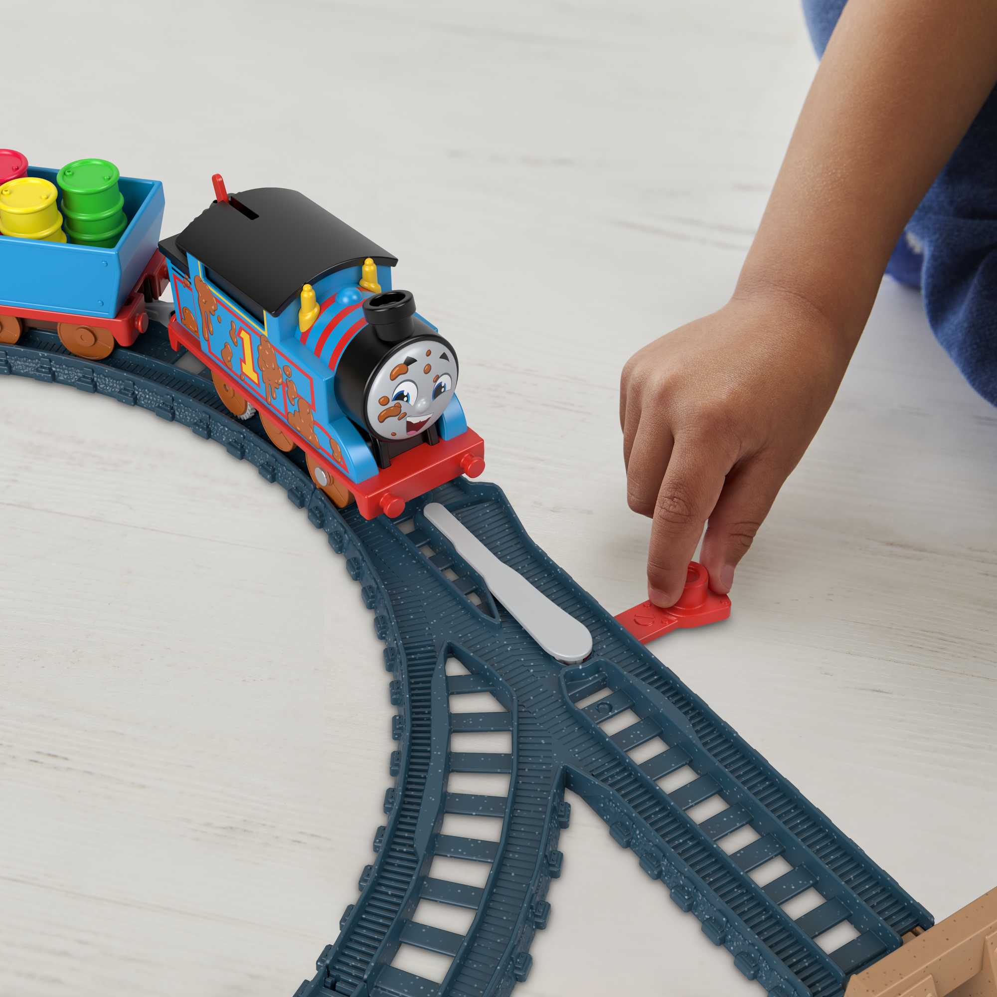Thomas et ses Amis Coffret Aventures Boueuses, Thomas Motorisé