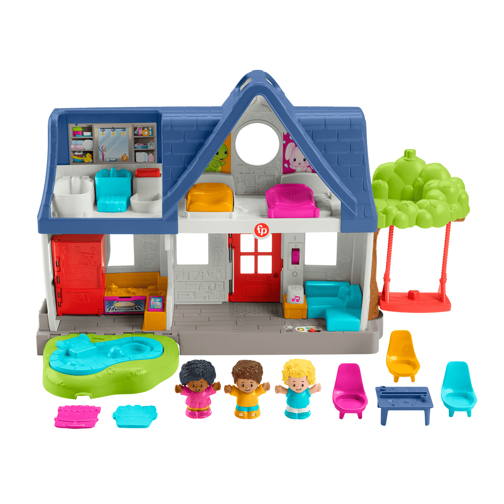 Little People Juguete para Bebés Casita de los Amigos