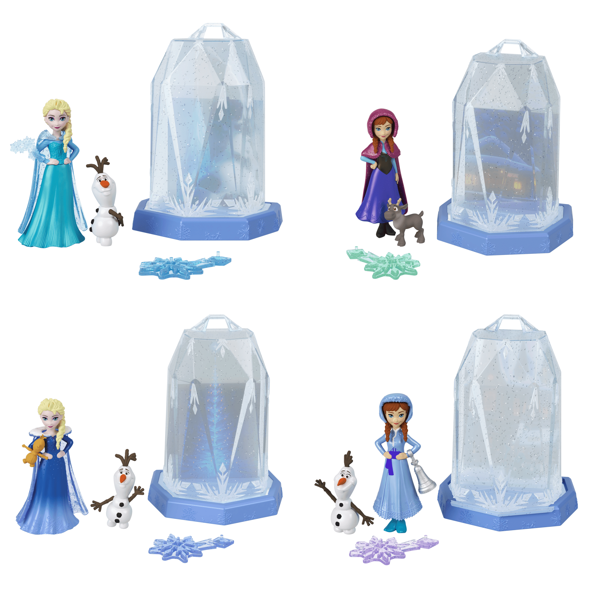 Disney Frozen Ice Reveal Surprise Small Doll With Ice Gel, Character Friend & Play Pieces (Dolls May Vary)