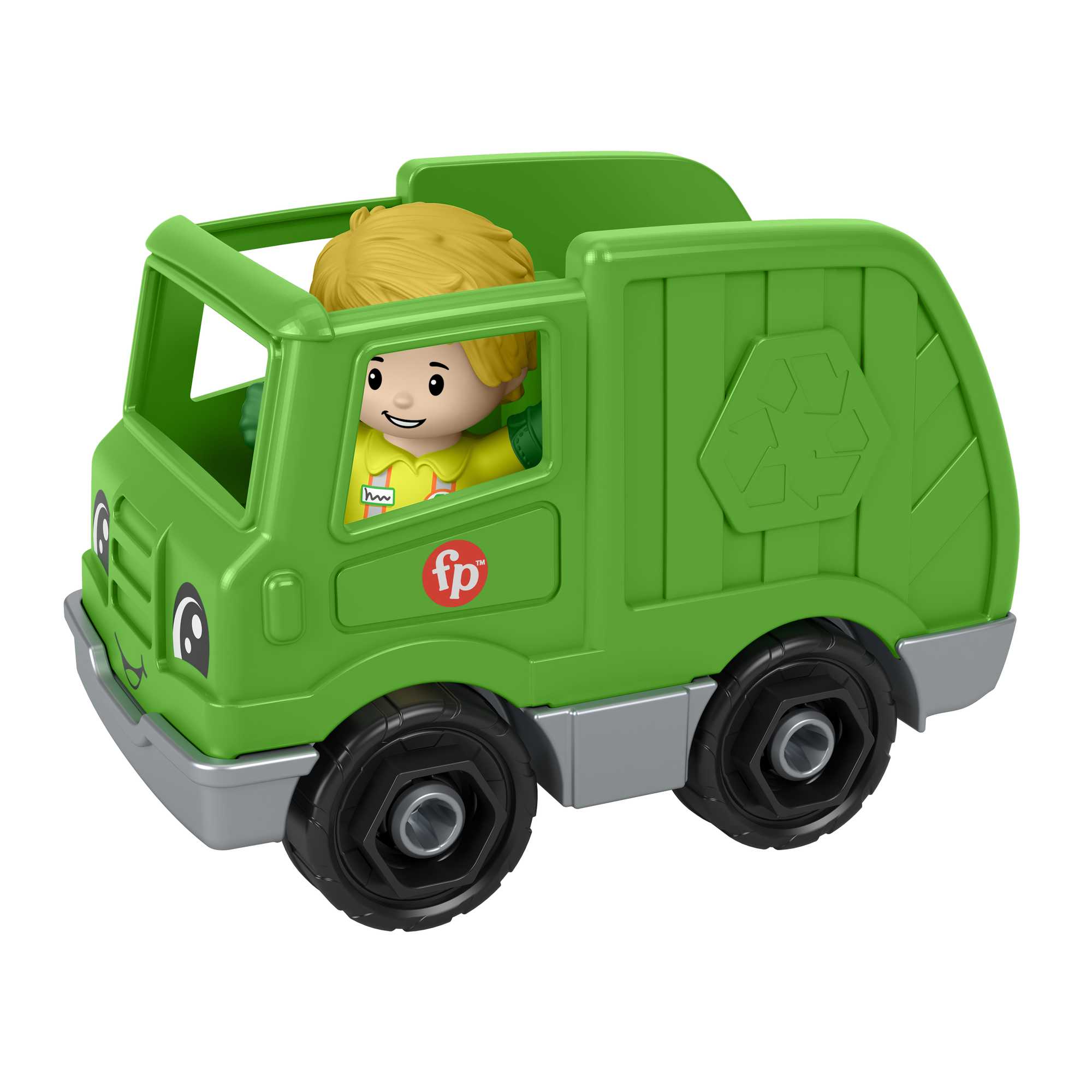 Fisher-Price  Little People  Camion de Recyclage et Figurine