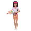 Barbie Skipper First Jobs, Pizzeria Waitress Doll With Accessories, includes Pizza & Takeout Box