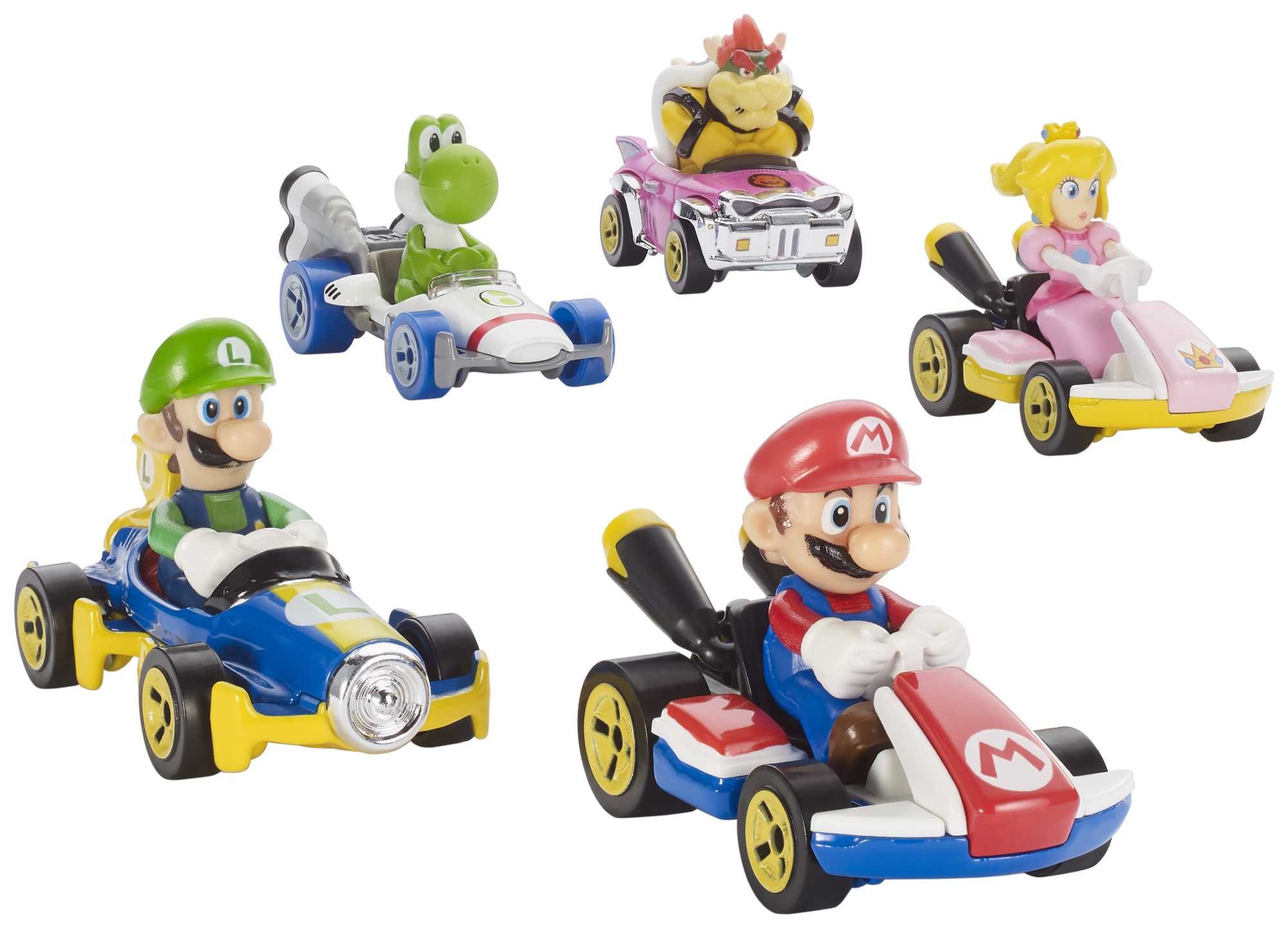 Hot Wheels Mario Kart Vehículo de Juguete Mario Estándar Kart