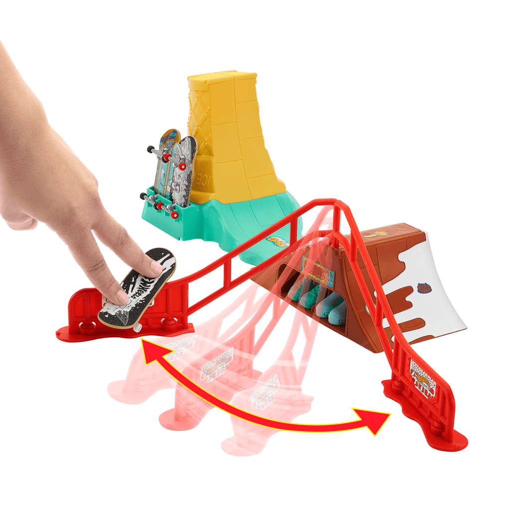Hot Wheels Skate Planchodrome desserts, Planche Exclusive + Chauss.
