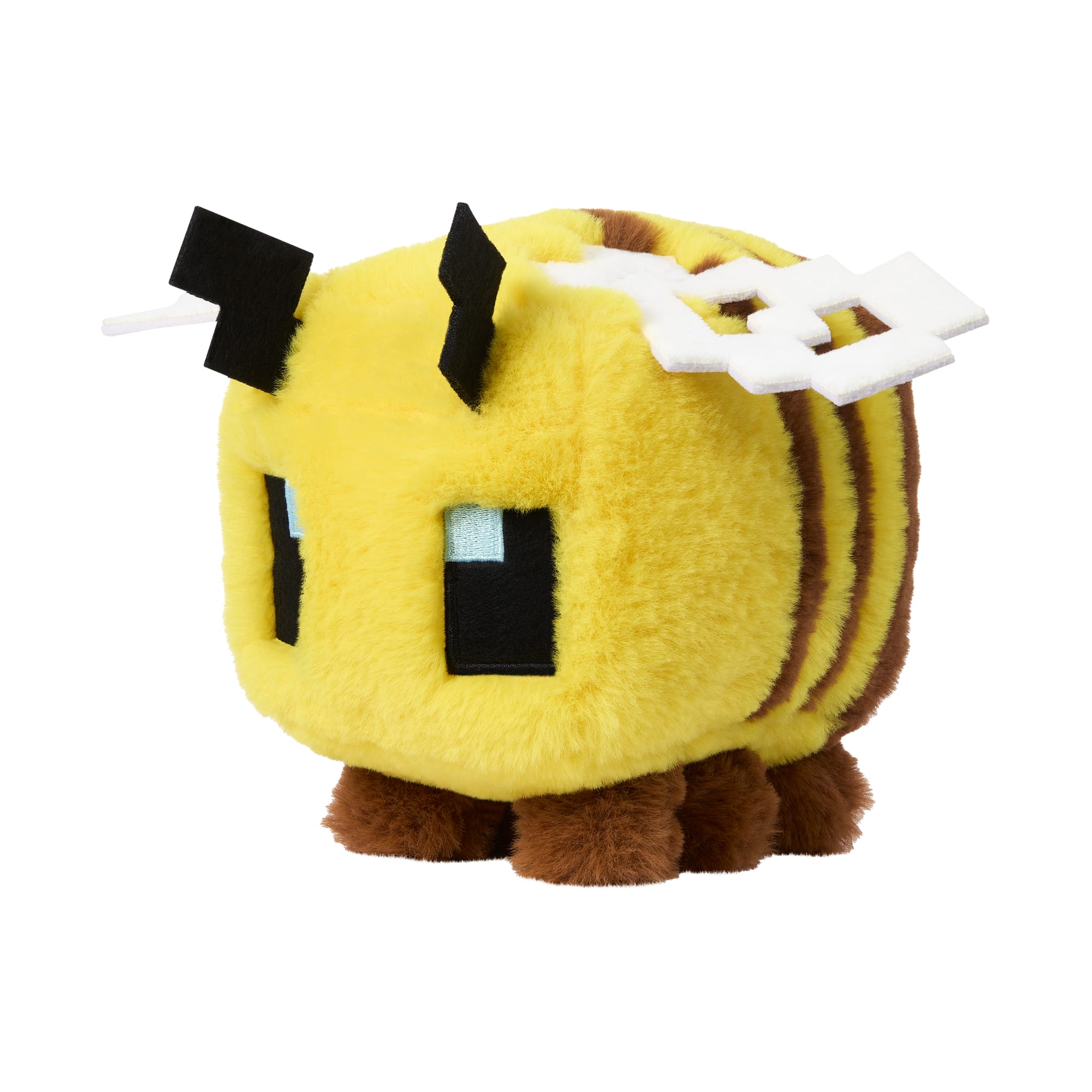 Minecraft Bee Plush Toy, 8-inch Collectible Soft Doll inspired By A Minecraft Movie