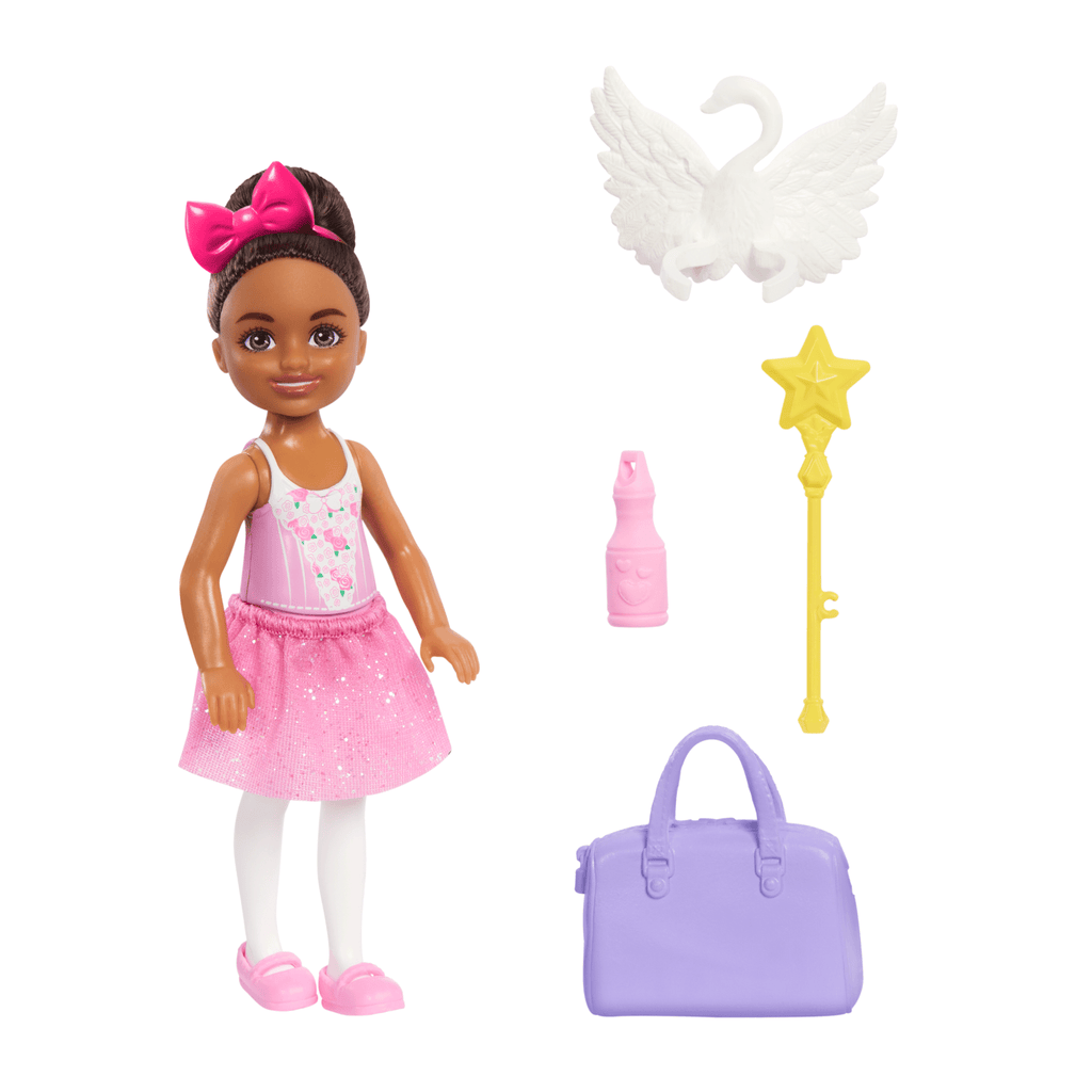 Barbie  Chelsea  Poupée  Ballerine et Accessoires, Brunette