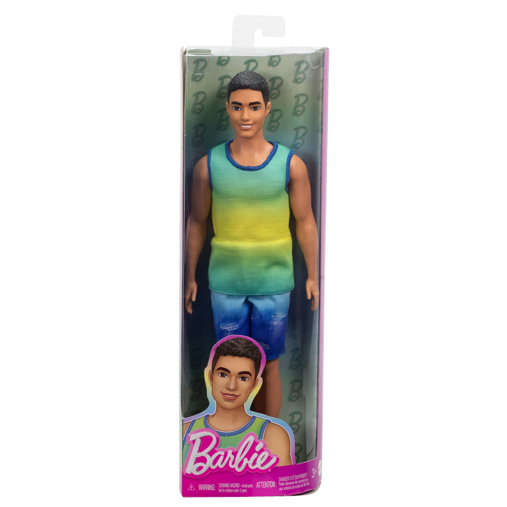 Barbie Fashionistas Ken Poupée236, Débardeur Ombré, Cheveux Noirs