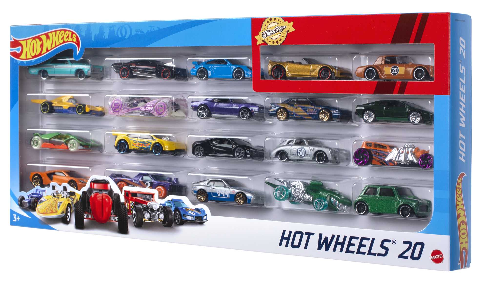 Hot Wheels Diecast Veículo de Brinquedo Pacote Surpresa 20 carros