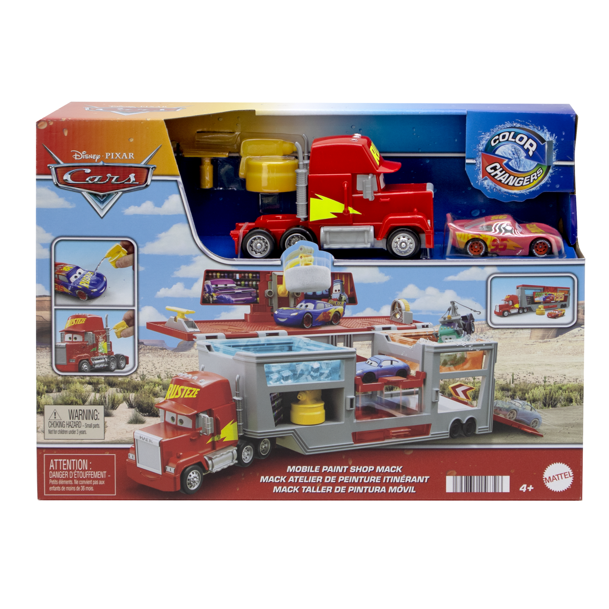 Disneypixar Cars-Coffret Mack Atelier de Peinture Itinérant