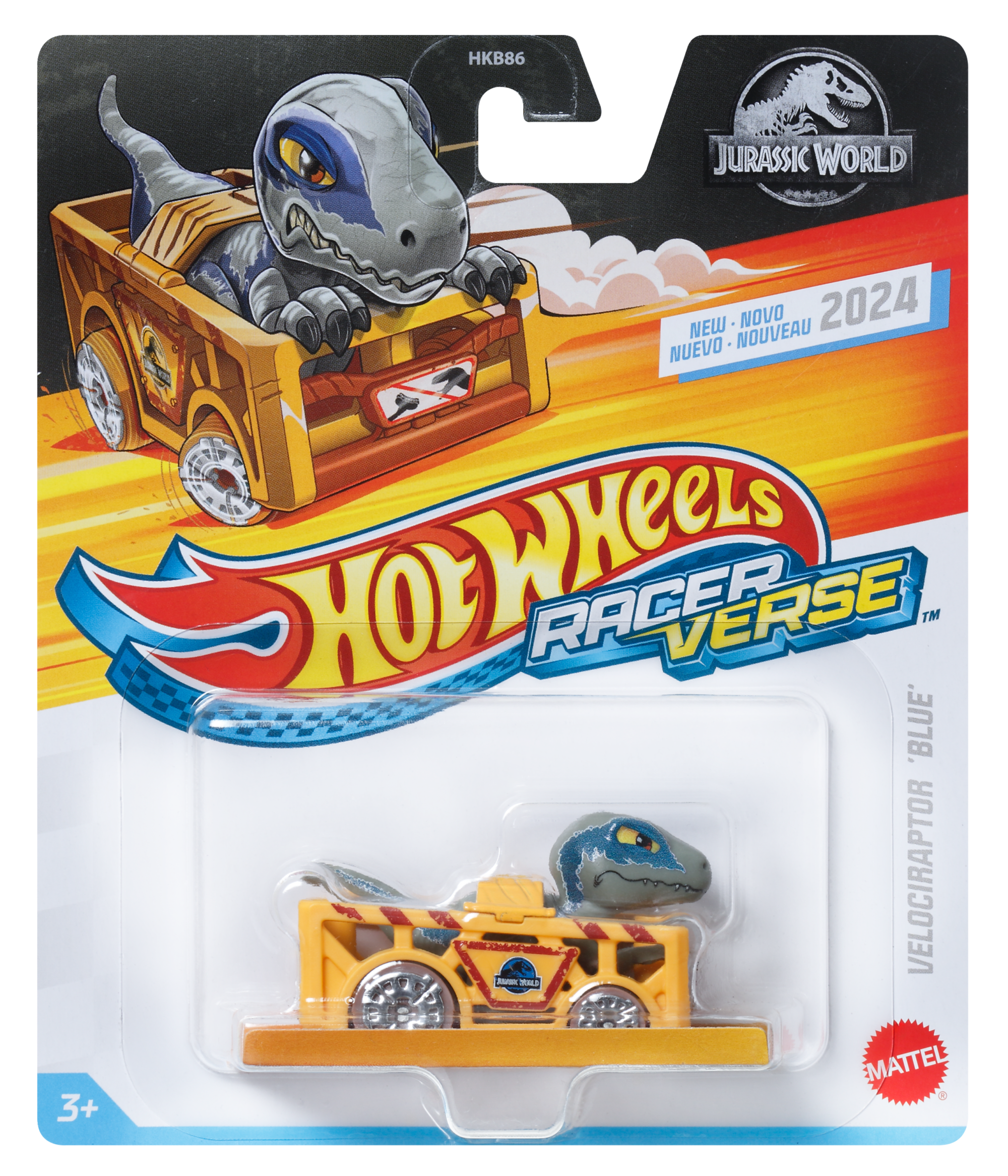 Hot Wheels RacerVerse Veículo de Brinquedo Velociraptor Blue