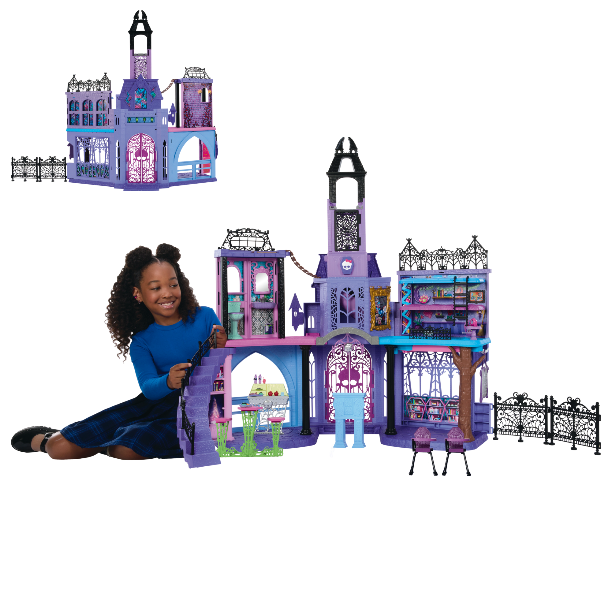Monster High École des Fantômes, 35Éléments, Mobilier et Accessoires