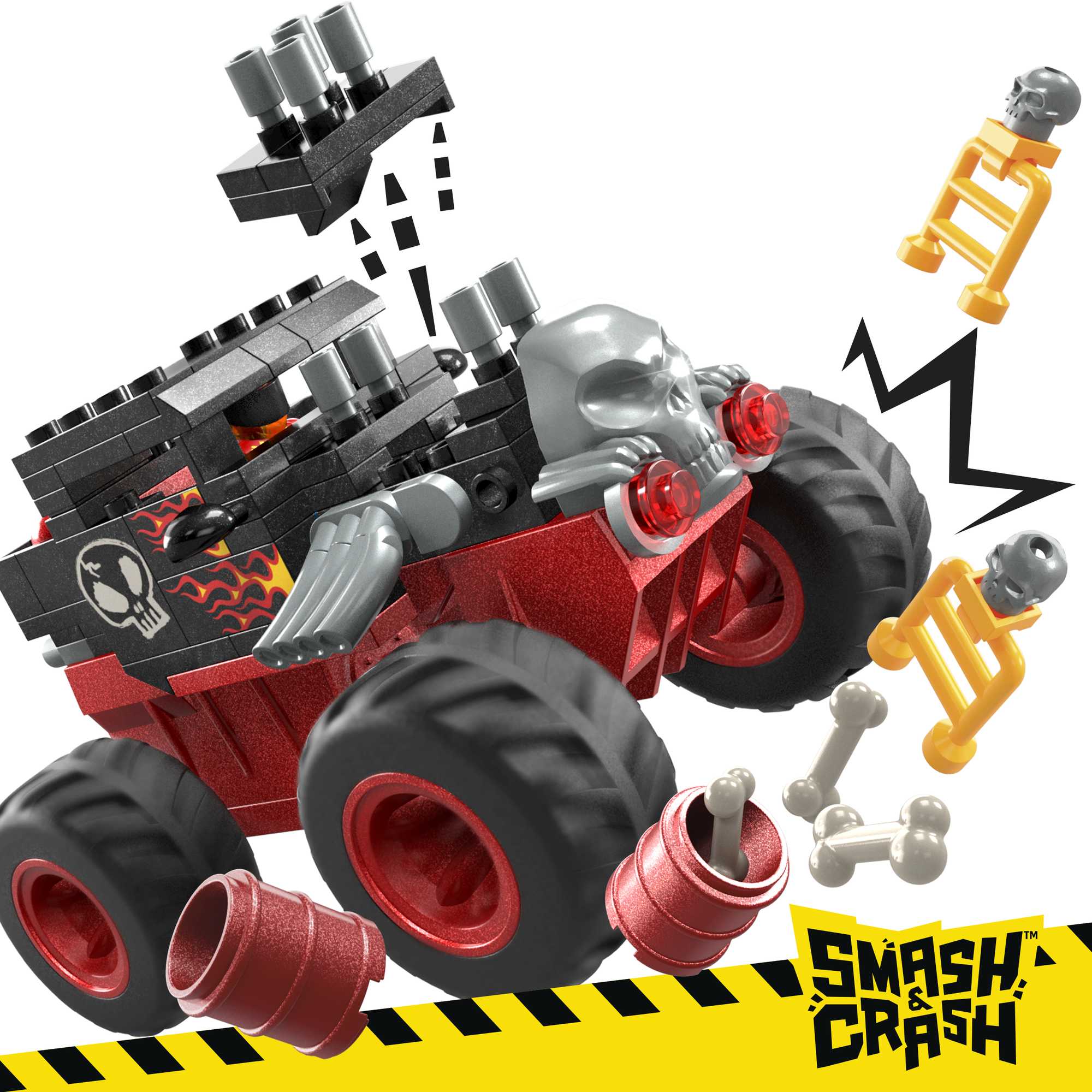 Mega™ Hot Wheels® Smash & Crash Parcours Bone Shaker™