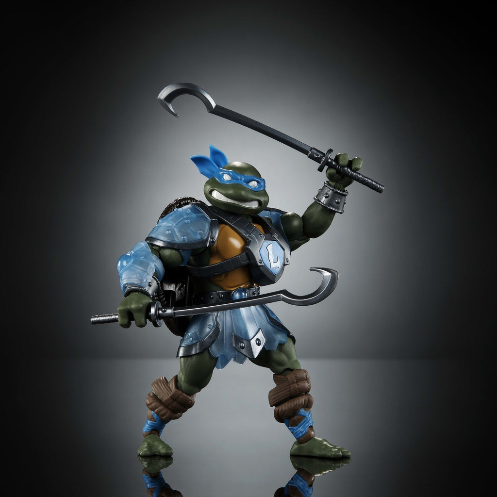 Masters Of Universe Origins Turtles Of Grayskull Leonardo Action Figure, Tmnt MOTU Reptile Wars Toy